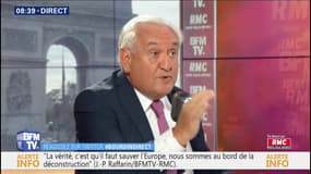 Jean-Pierre Raffarin: "Je soutiens Nathalie Loiseau parce qu'elle est la candidate du Président"