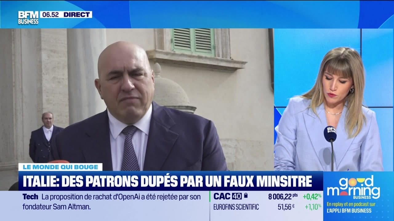 Annalisa cappellini : italie, des patrons dupés par un faux ministre - 11/02