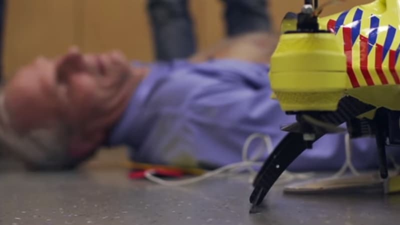 Le drone-ambulance peut apporter un défibrillateur auprès d'une victime d'arrêt cardiaque en un temps record