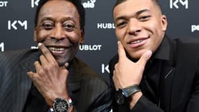 Pelé et Kylian Mbappé se sont enfin rencontrés, le 2 avril 2019.