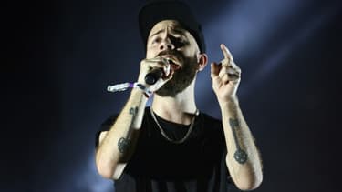 Woodkid sur scène en 2014 au festival Coachella, en Californie