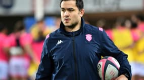 L'entraîneur des avants du Stade Français, Laurent Sempéré, avant un match de Top 14 à Montpellier, le 28 décembre 2019