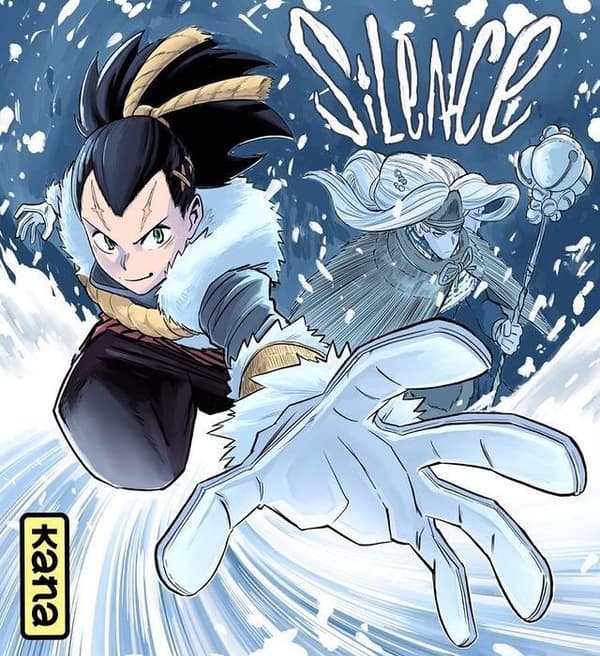 Teaser poster of the manga "Silence"