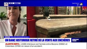 Pour le collectif qui a racheté le banc, "l'excellence de Paris en matière de mobilier urbain disparaît"