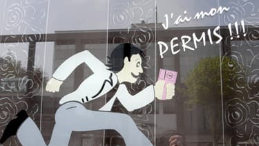 Devanture d’une auto-école