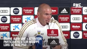 Zidane aura une « attention particulière » sur Mbappé lors de Real-PSG