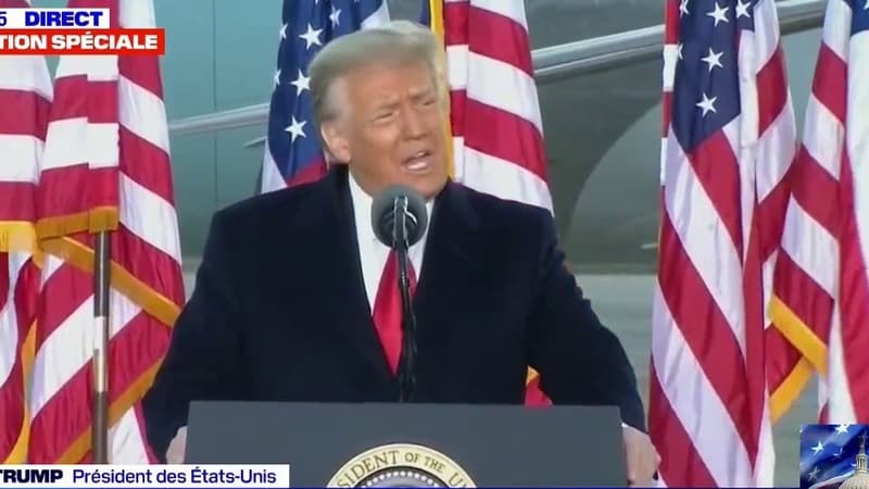 "Je reviendrai d'une manière ou d'une autre": les derniers mots de Donald Trump quittant la Maison Blanche