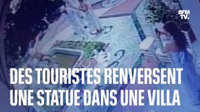Des touristes allemands renversent une statue vieille de 150 ans dans une villa en Italie 