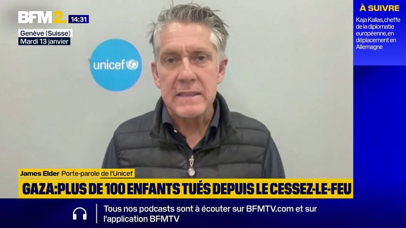 Gaza: "Plus de 100 enfants ont été tués depuis le cessez-le-feu début octobre", annonce UNICEF