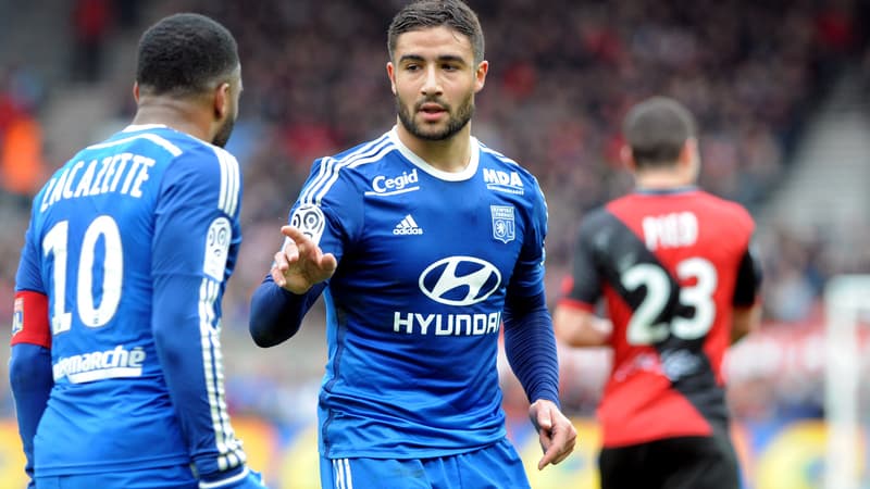 Nabil Fekir et Alexandre Lacazette