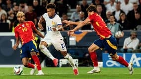 Désiré Doué lors du match France-Espagne, le 05/06/2025