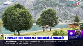 Lac de Serre-Ponçon: la saison menacée en raison de la sécheresse