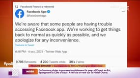 Panne de ses réseaux, lanceuse d'alerte... Facebook dans la tourmente