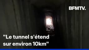 Des journalistes ont pu pénétrer dans les tunnels de Rafah
