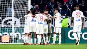 L'OL célèbre ses buts devant son public