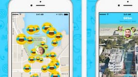La start-up française a développé une application de réseau social utilisant la géolocalisation avec une précision d'un mètre près.