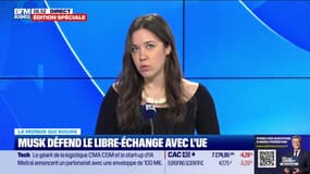 Caroline Loyer : Musk défend le libre-échange avec l'UE - 07/04