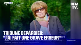  Tribune Depardieu: "J'ai fait une grave erreur", affirme Nadine Trintignant 