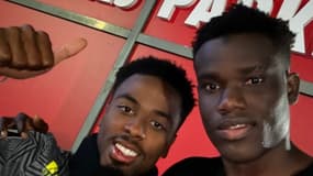 Amadou Koné et Angel Gomes