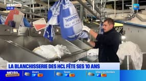 Hospices civils de Lyon: la blanchisserie fête ses 10 ans