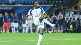 Mathys Tel lors de la Supercoupe d'Europe entre le PSG et Tottenham, le 13 août 2025 à Udine