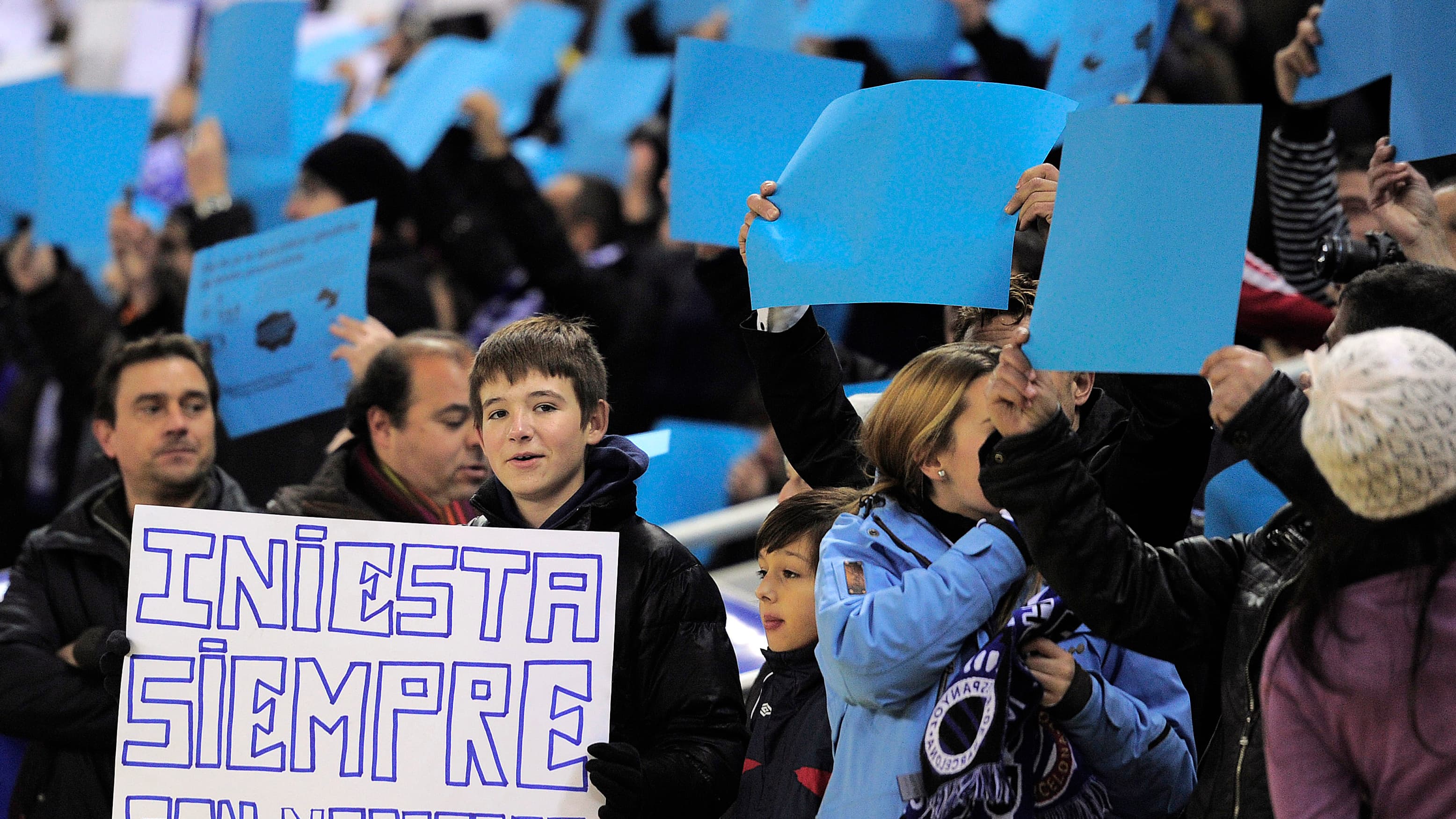 Les supporters de l'Espanyol Les supporters de l'Espanyol