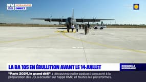 Évreux: derniers préparatifs à la base aérienne avant le défilé du 14-Juillet 