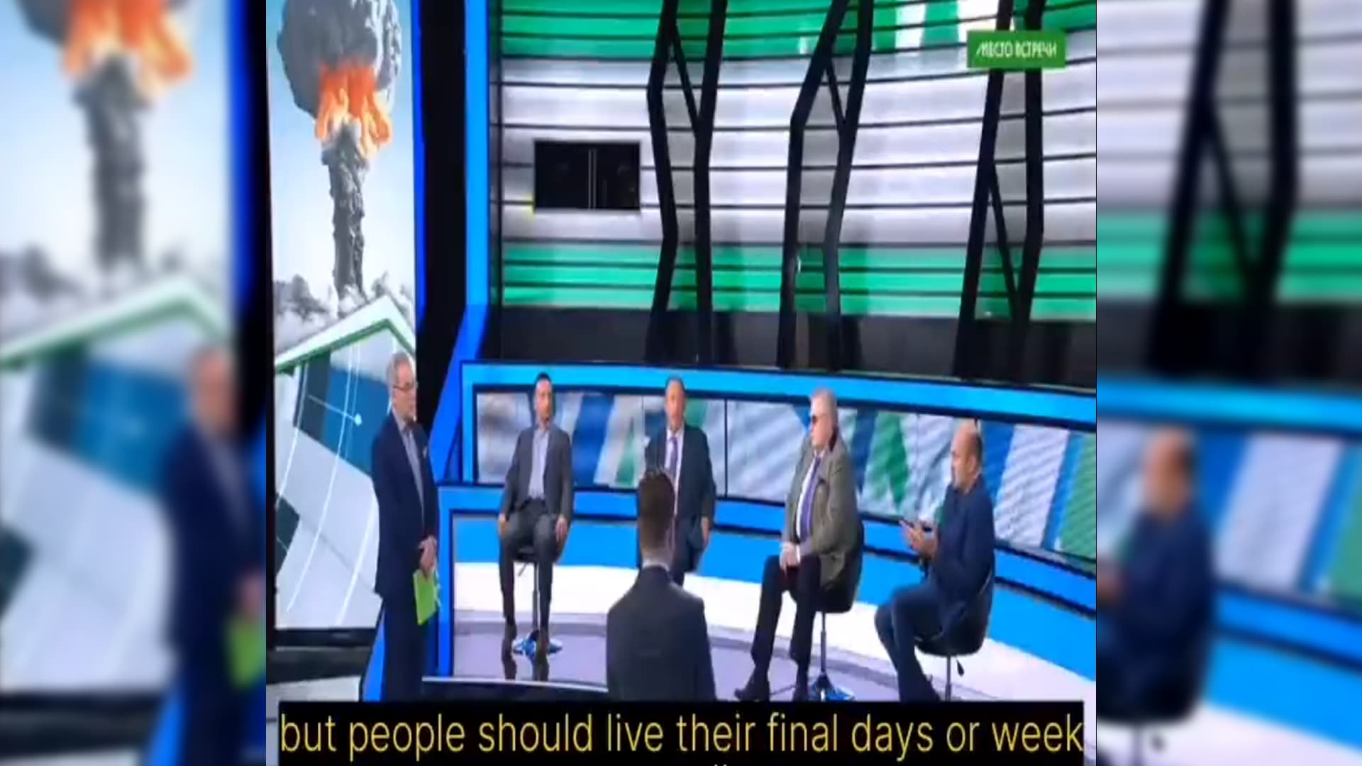 W rosyjskiej telewizji ludzkość jest zaproszona, aby cieszyć się ostatnimi dniami przed nuklearną apokalipsą