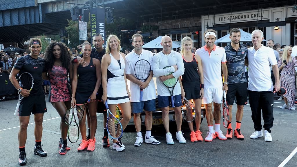 Les stars du tennis en contrat chez Nike réunies à New York Les stars du tennis en contrat chez Nike réunies à New York