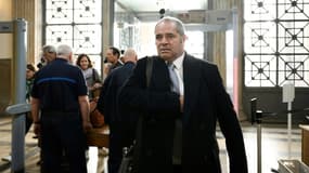 François Thierry, l'ancien directeur de l'Office central pour la répression du trafic illicite des stupéfiants (OCRTIS),  au tribunal de Lyon le 23 septembre 2024