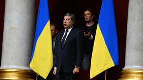 Vadym Omelchenko, ambassadeur d’Ukraine en France, à l'Assemblée nationale, le 3 octobre 2022.