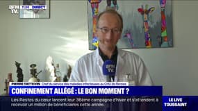 Covid-19: le professeur Pierre Tattevin "pense que c'est le bon moment" pour alléger le confinement