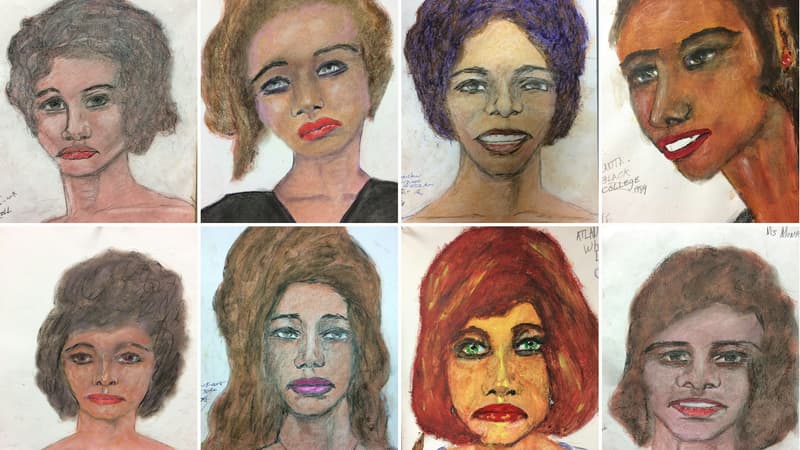 Le FBI a mis en ligne des portraits-robots des victimes identifiées de Samuel Little.
