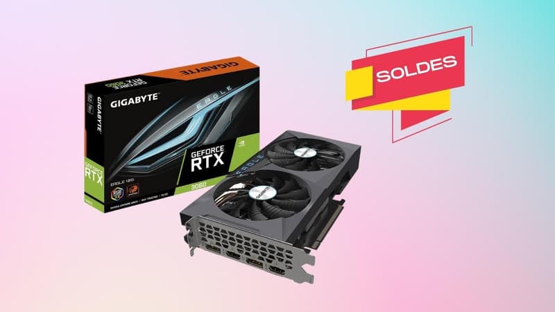 RTX 3060 : super prix sur cette carte graphique à l'occasion des soldes Rue du Commerce