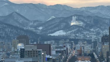 La ville japonaise de Sapporo, située sur l'île de Hokkaido, le 5 février 2015 (Photo d'illustration)