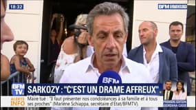 "C'est un drame affreux." Nicolas Sarkozy déplore la mort du maire de Signes renversé dans le Var