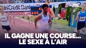 Un athlète américain court un 400m haies... le sexe à l'air