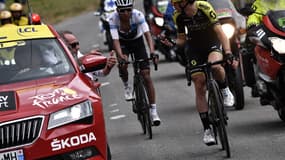 Egan Bernal et Christian Prudhomme