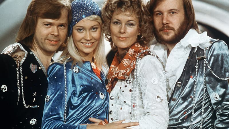 Le groupe Abba en 1974