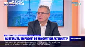Paris: Olivier Le Marois, porte-parole du collectif Austerlitz, souhaite un projet plus végétalisé pour la gare