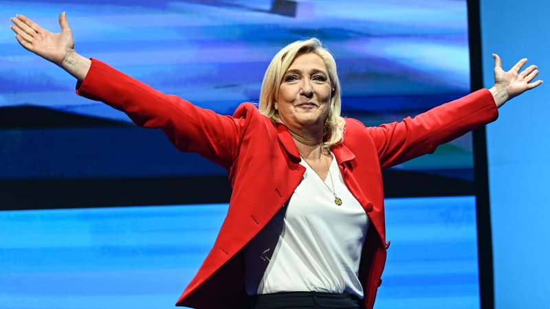 À Avignon, Le Pen veut séduire les électeurs de gauche et appelle à 