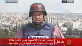 Wael Al-Dahdouh, reporter de guerre qui couvre le conflit israélo-palestinien depuis des années a craqué dimanche.