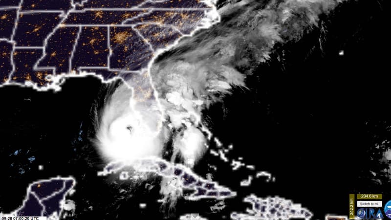 Les images satellites impressionnantes de l'ouragan Ian dans le Golfe du Mexique