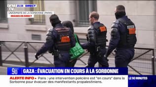 Paris: des manifestants propalestiniens évacués de la Sorbonne