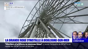 Boulogne-sur-Mer: la grande roue s'installe sur le port