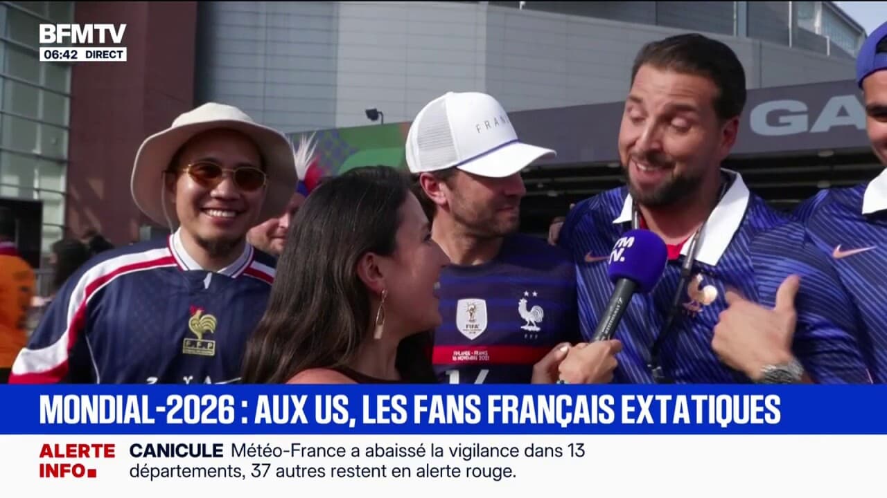 "C'est tout droit pour la troisième étoile": les Français aux États-Unis extatiques après la victoire des Bleus face à la Norvège
