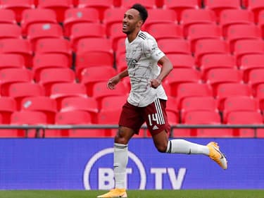 Pierre-Emerick Aubameyang lors d'Arsenal-Liverpool