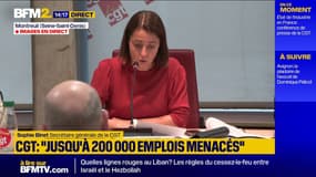 CGT: Sophie Binet alerte sur un "danger grave et imminent" pour l'industrie française