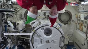 Les astronautes de l'ISS sont déjà prêts pour Noël 