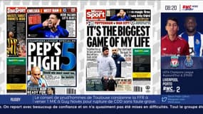 Tottenham-Man City : le duel Pochettino-Guardiola à la Une de la presse anglaise